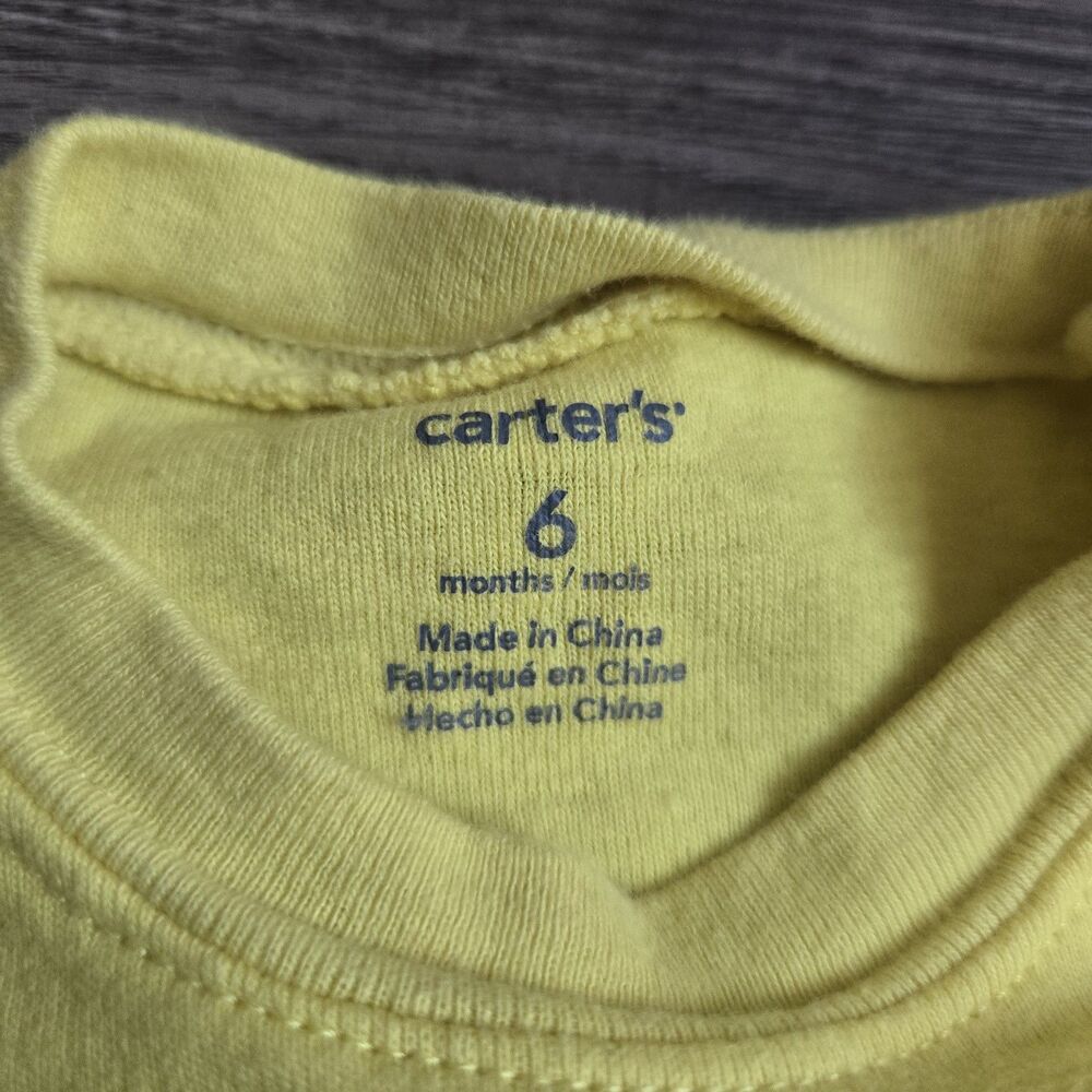Carter’s 6 Month Baby Boy 6pc Summer Outfit Set Monkey Truck MVP Shirts Shorts - Picture 7 of 16